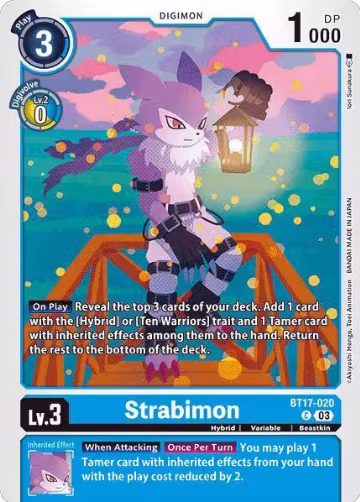 Strabimon (BT17-020 C), Secret Crisis — Digimon card price