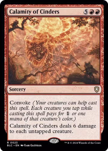 Calamity of Cinders (23), Commander: Bloomburrow — Magic card price