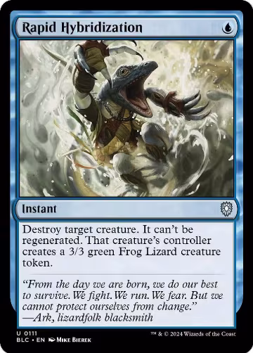 Rapid Hybridization (111), Commander: Bloomburrow — Magic card price