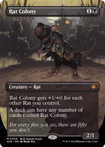Rat Colony (Borderless) (56), Special Guests — Magic card price