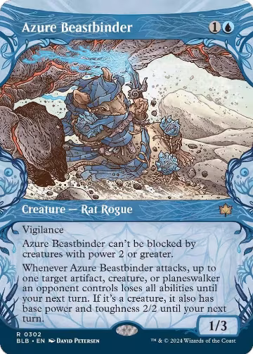 Azure Beastbinder (Showcase) (302), Bloomburrow — Magic card price