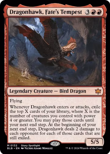 Dragonhawk, Fate's Tempest (132), Bloomburrow — Magic card price