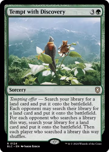 Tempt with Discovery (124), Commander: Bloomburrow — Magic card price