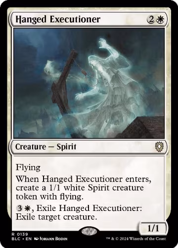Hanged Executioner (139), Commander: Bloomburrow — Magic card price