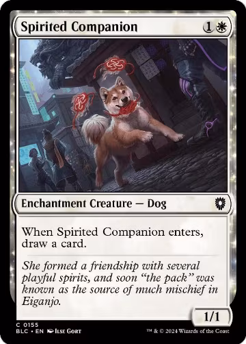 Spirited Companion (155), Commander: Bloomburrow — Magic card price