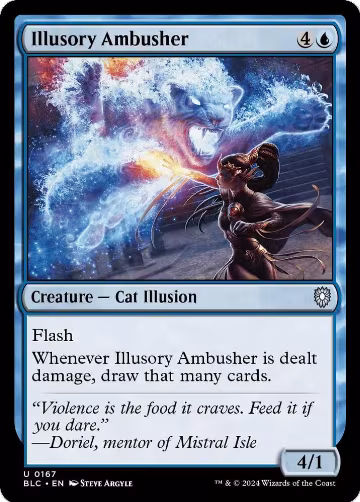Illusory Ambusher (167), Commander: Bloomburrow — Magic card price