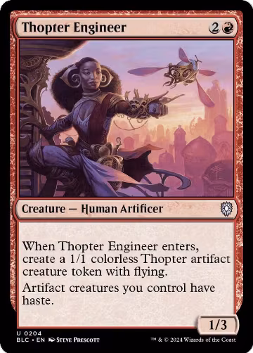 Thopter Engineer (204), Commander: Bloomburrow — Magic card price