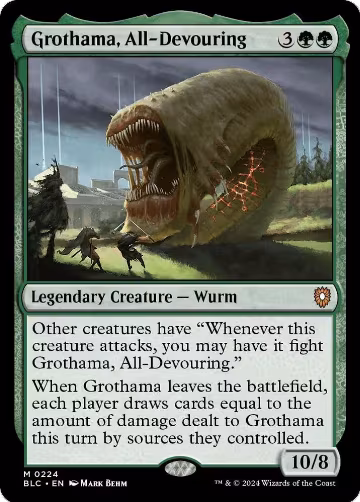 Grothama, All-Devouring (224), Commander: Bloomburrow — Magic card price
