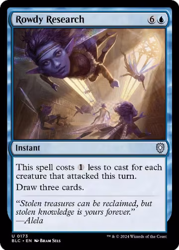 Rowdy Research (173), Commander: Bloomburrow — Magic card price