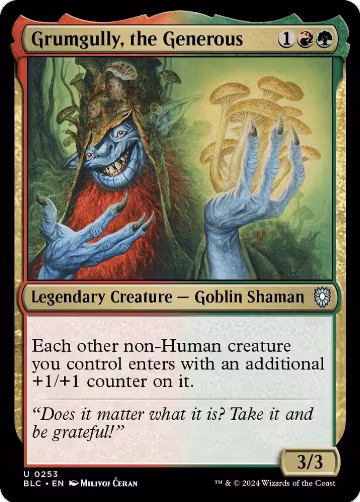Grumgully, the Generous (253), Commander: Bloomburrow — Magic card price