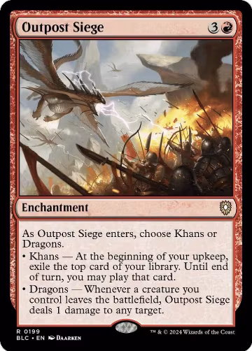 Outpost Siege (199), Commander: Bloomburrow — Magic card price