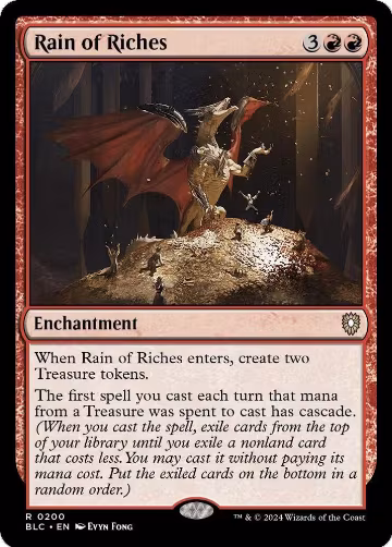 Rain of Riches (200), Commander: Bloomburrow — Magic card price