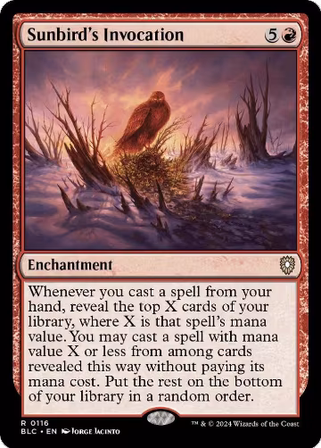 Sunbird's Invocation (116), Commander: Bloomburrow — Magic card price