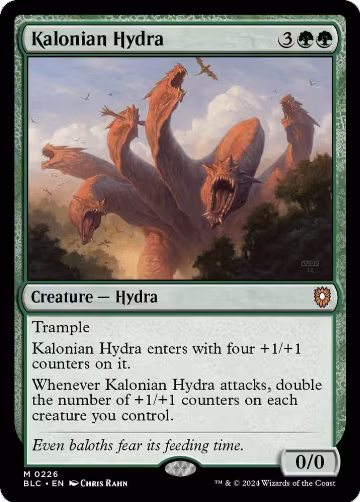 Kalonian Hydra (226), Commander: Bloomburrow — Magic card price