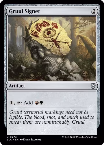 Gruul Signet (273), Commander: Bloomburrow — Magic card price