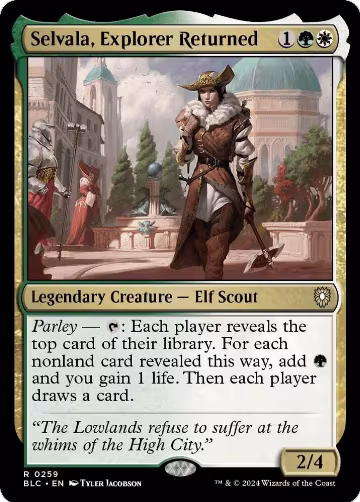 Selvala, Explorer Returned (259), Commander: Bloomburrow — Magic card price