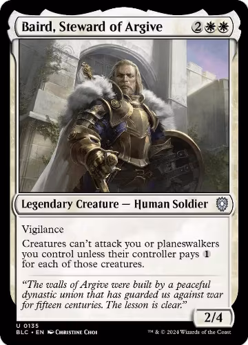 Baird, Steward of Argive (135), Commander: Bloomburrow — Magic card price