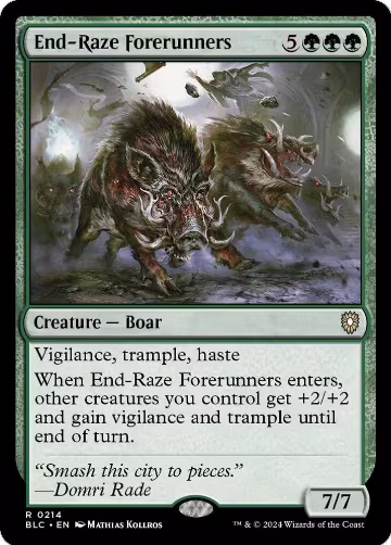 End-Raze Forerunners (214), Commander: Bloomburrow — Magic card price