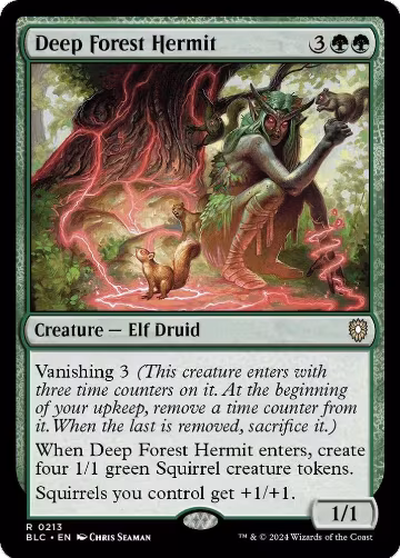 Deep Forest Hermit (213), Commander: Bloomburrow — Magic card price