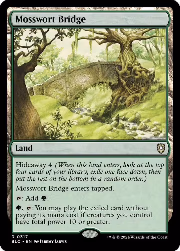 Mosswort Bridge (317), Commander: Bloomburrow — Magic card price