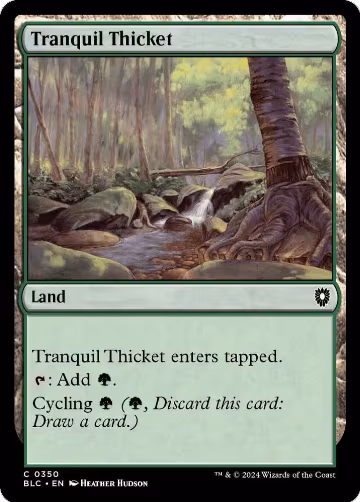 Tranquil Thicket (350), Commander: Bloomburrow — Magic card price