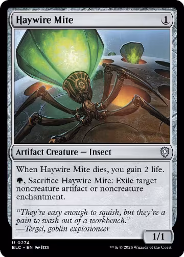 Haywire Mite (274), Commander: Bloomburrow — Magic card price
