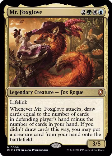 Mr. Foxglove (6), Commander: Bloomburrow — Magic card price