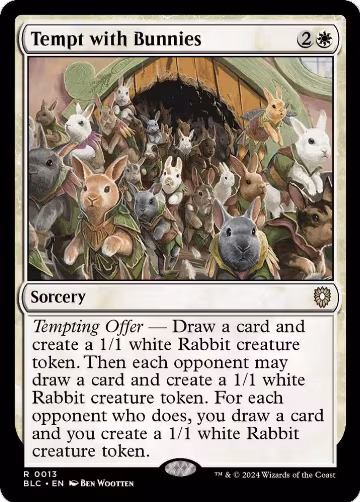 Tempt with Bunnies (13), Commander: Bloomburrow — Magic card price