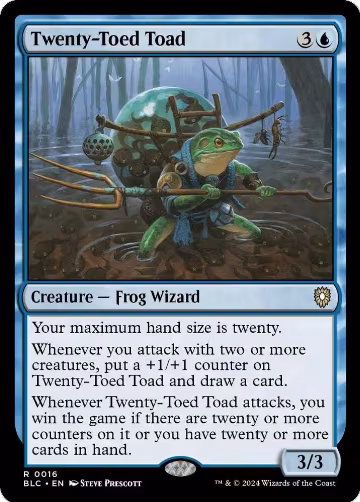 Twenty-Toed Toad (16), Commander: Bloomburrow — Magic card price