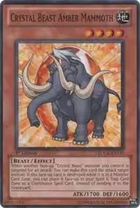 Crystal Beast Amber Mammoth (LCGX-EN159), Legendary Collection 2 — Yu-Gi-Oh! card price