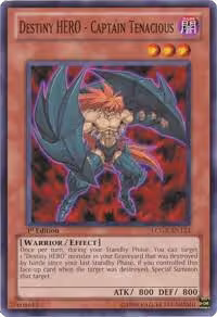 Destiny HERO - Captain Tenacious (LCGX-EN123), Legendary Collection 2 — Yu-Gi-Oh! card price