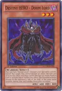 Destiny HERO - Doom Lord (LCGX-EN122), Legendary Collection 2 — Yu-Gi-Oh! card price