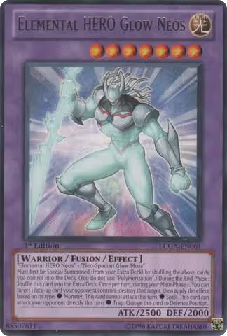Elemental HERO Glow Neos (LCGX-EN061), Legendary Collection 2 — Yu-Gi-Oh! card price