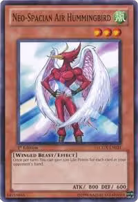 Neo-Spacian Air Hummingbird (LCGX-EN021), Legendary Collection 2 — Yu-Gi-Oh! card price