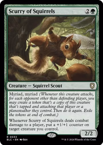 Scurry of Squirrels (33), Commander: Bloomburrow — Magic card price