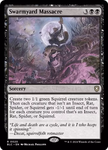 Swarmyard Massacre (20), Commander: Bloomburrow — Magic card price