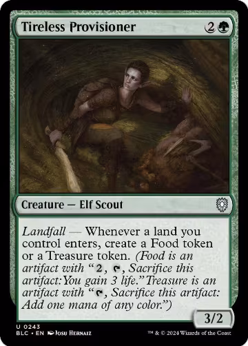 Tireless Provisioner (243), Commander: Bloomburrow — Magic card price