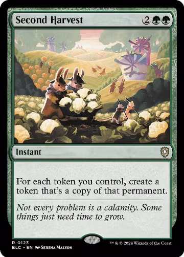 Second Harvest (123), Commander: Bloomburrow — Magic card price