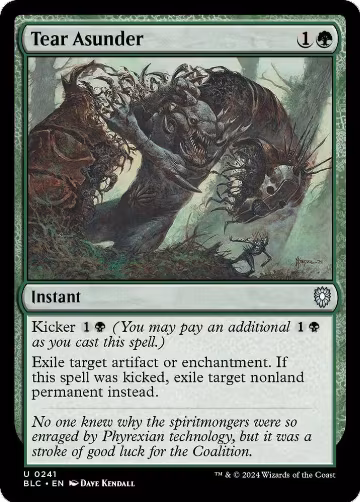 Tear Asunder (241), Commander: Bloomburrow — Magic card price