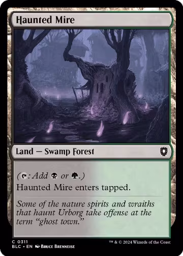 Haunted Mire (311), Commander: Bloomburrow — Magic card price