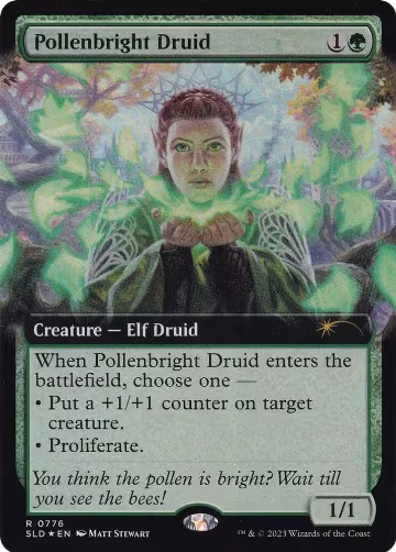 Pollenbright Druid (Extended Art) (776), Secret Lair Drop Series — Magic card price