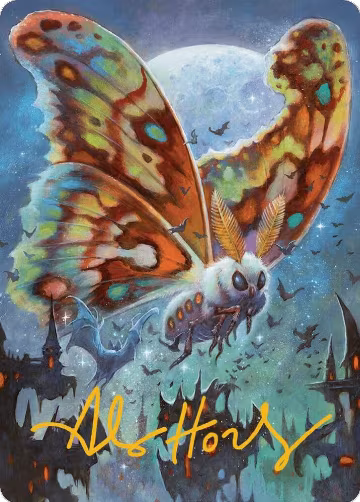 Luminous Broodmoth Art Card (Gold-Stamped Signature) (48), Art Series: Bloomburrow — Magic card price