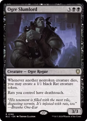 Ogre Slumlord (186), Commander: Bloomburrow — Magic card price