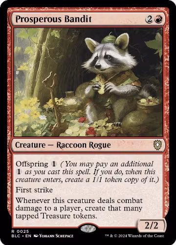 Prosperous Bandit (25), Commander: Bloomburrow — Magic card price