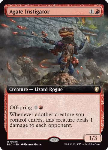Agate Instigator (Extended Art) (56), Commander: Bloomburrow — Magic card price