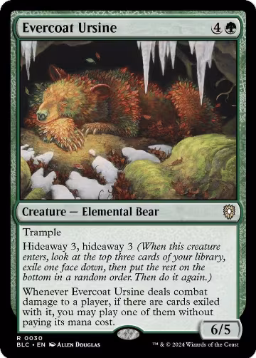 Evercoat Ursine (30), Commander: Bloomburrow — Magic card price
