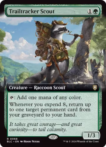 Trailtracker Scout (Extended Art) (68), Commander: Bloomburrow — Magic card price
