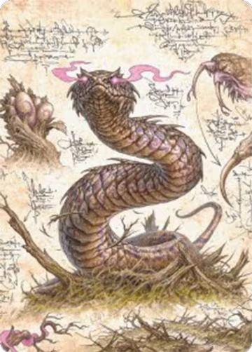 Rottenmouth Viper Art Card (36), Art Series: Bloomburrow — Magic card price