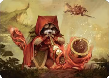 Raccoon Rallier Art Card (20), Art Series: Bloomburrow — Magic card price