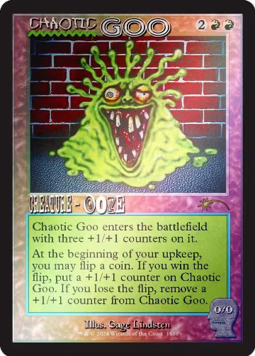 Chaotic Goo (Rainbow Foil) (1658), Secret Lair Drop Series — Magic card price